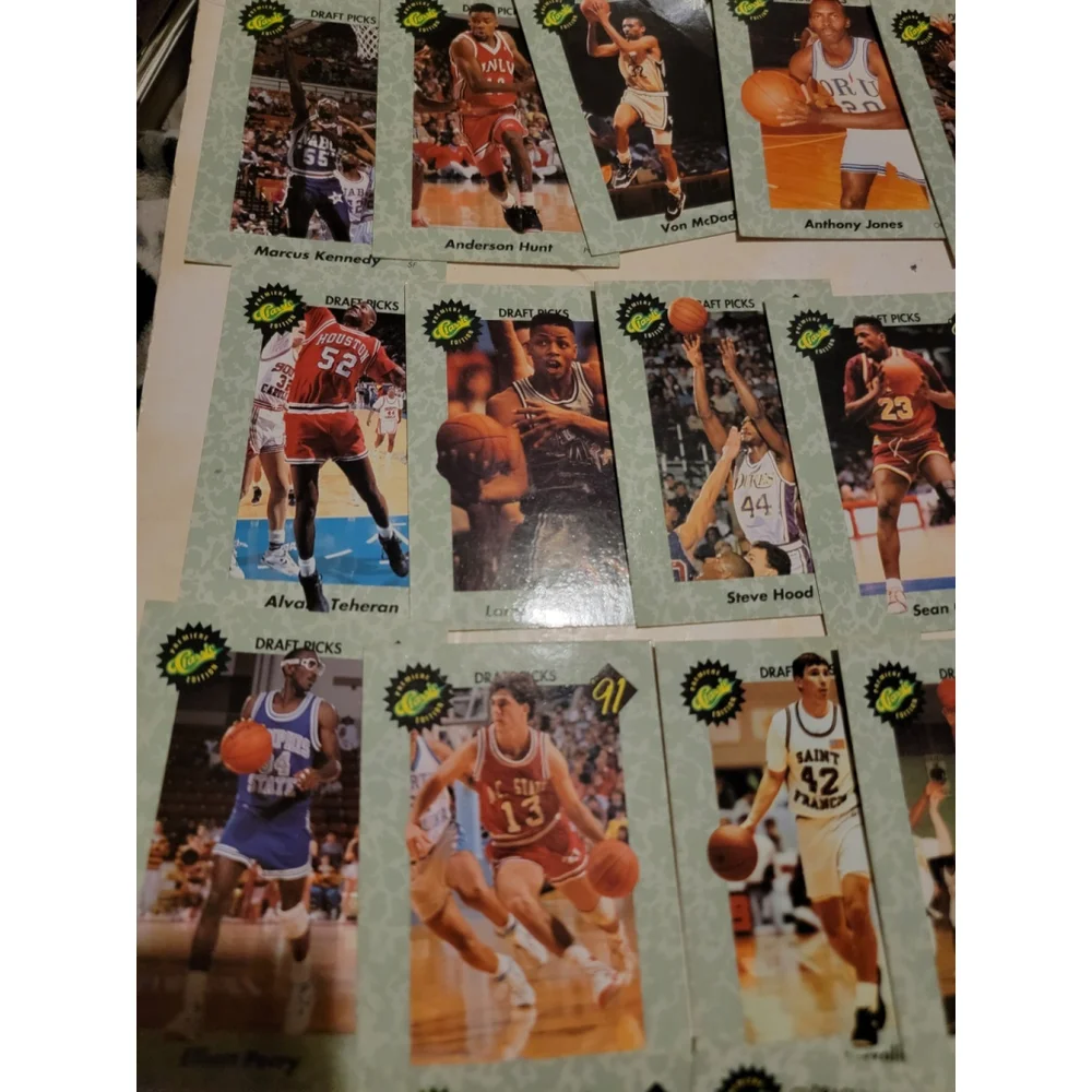 35 Classic Premiere Edition Basketball Cards 1991 1990s Vintage Ncaa